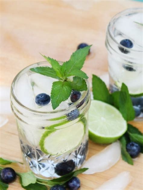 Blueberry Lime Mint Infused Water Story Cook Clean Repeat