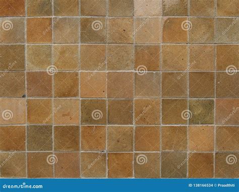 The Beautiful Old Brown Tile Wall Texture Stock Photo Image Of Show