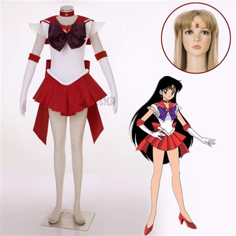 Athemis Anime Sailor Moon Hino Reisailor Mars Super S Cosplay Costume