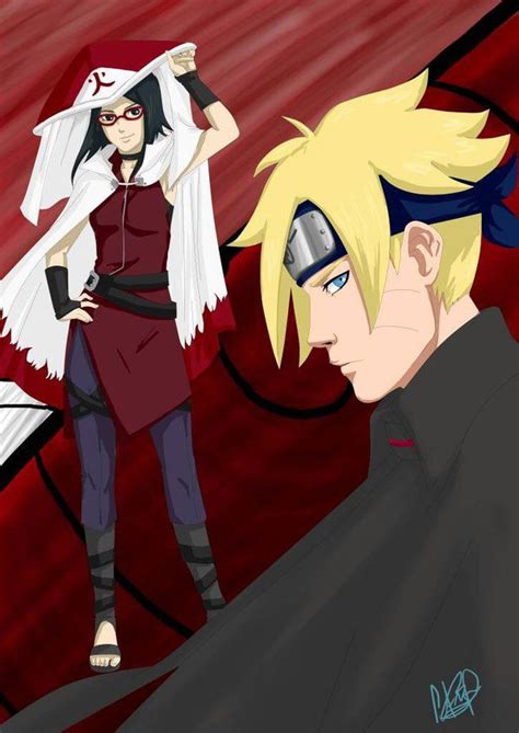 Boruto Sarada By Ashbafirequeen Deviantart Com On Deviantart Boruto