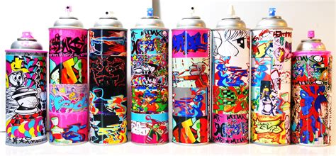 Graffiti Art Spray Can Collection By Mf On