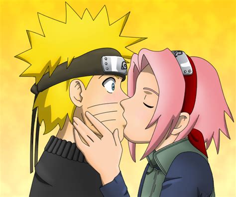 Naruto And Sakura A Kiss Before War By Midzm On Deviantart