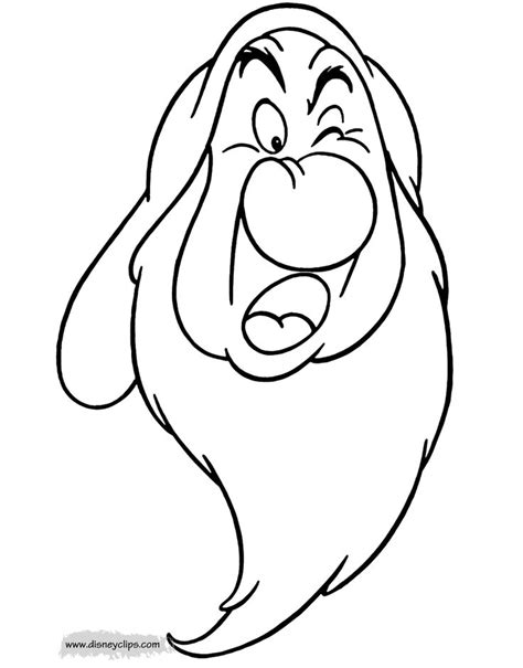 Naturally you need to provide your own crayons, colored pencils, or pens, but other than that you are good to go. Grumpy Dwarf Coloring Pages | Snow white coloring pages ...