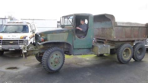 1944 GMC CCKW 2 5 Ton Army Truck Start Up YouTube
