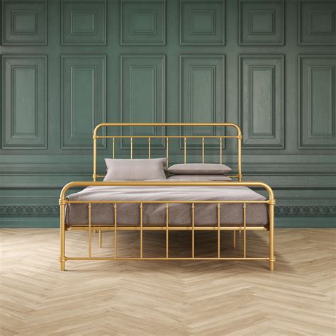 Shop for bed frames in bed frames & box springs. DHP Wallace Metal Bed, Queen, Gold - Walmart.com