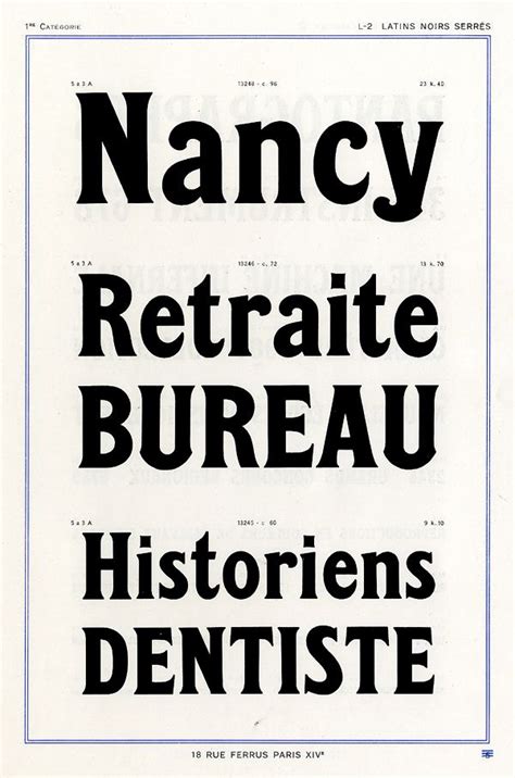 Lost Type Blog French Typography From The Museum Of Printing Lyon
