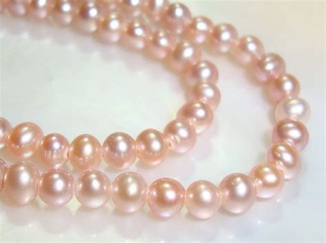 Aa Wonderful Lustrous Round Off Round Mauve Pink Freshwater Etsy In