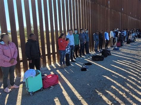94 Migrants From Six Countries Surrender At Border Wall In Arizona