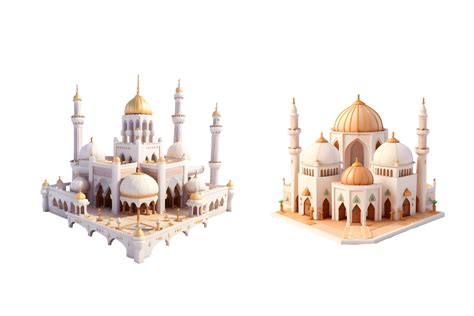 Mini Mosque 3d Realistic Design Png Generative Ai 27433712 Png