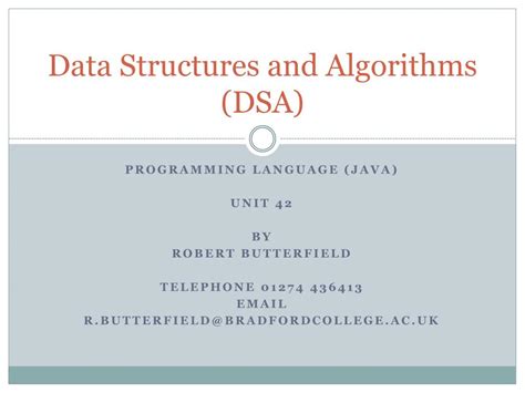 Ppt Data Structures And Algorithms Dsa Powerpoint Presentation Free Download Id 4931112