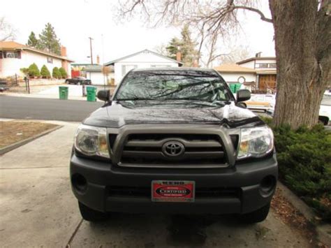 Sell Used 2009 Tayota Tacoma Black W Camper Shell 69k Miles In Reno