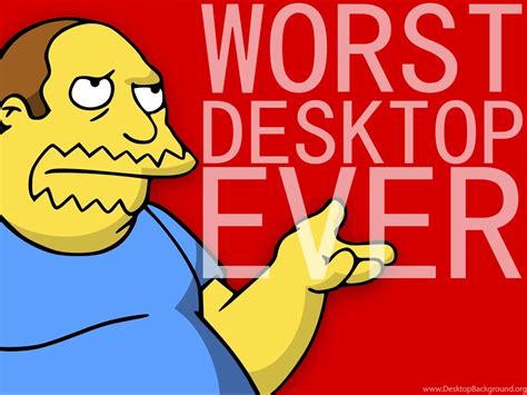 The Simpsons Comic Book Guy Desktop Background