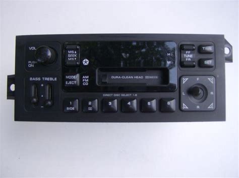 Purchase 1996 2000 Chrysler Sebring Convertible Amfmcass Radio