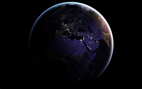 تحميل خلفيات أفريقيا من الفضاء 4k النجوم النظام الشمسي أوروبا من
