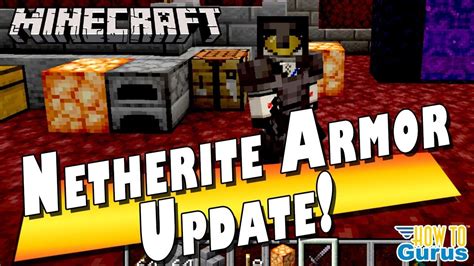 Minecraft Netherite Armor Update 20w10a New Way To Craft Netherite