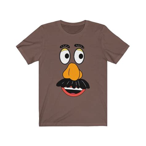 Mr Potato Head Face T Shirt With Back Compartment Art Funny Etsy