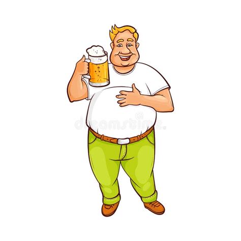 Funny Fat Man Cartoon Stock Illustrations 3926 Funny Fat Man Cartoon