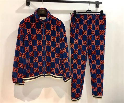Replica Gucci Gg Chenille Jacket With Jogging Pant