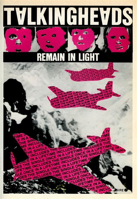 Remain In Light Punk Poster Band Posters Rock Posters