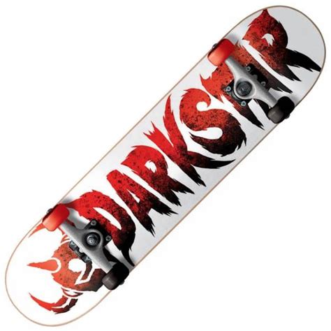 darkstar ultimate red complete skateboard 7 7 skateboards from native skate store uk