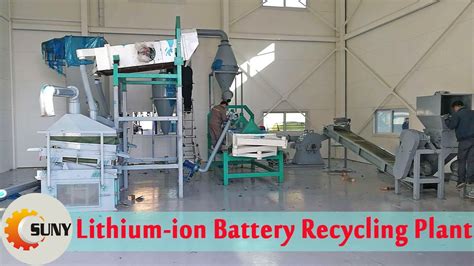 Lithium Battery Recycling Machine Li Ion Battery Processing Plant
