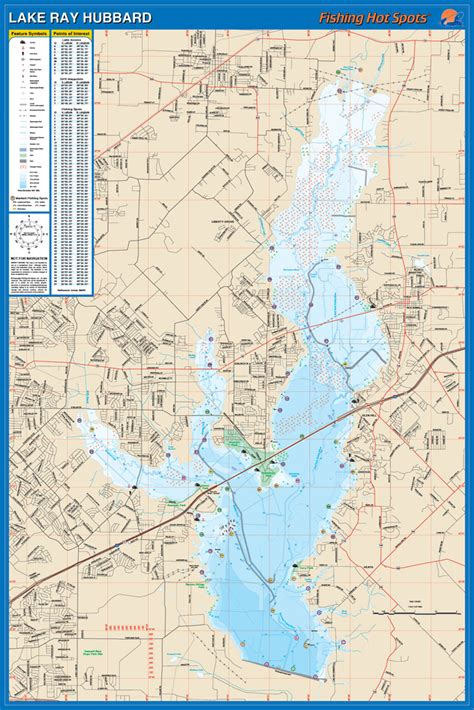 Lake Ray Hubbard Fishing Map Boston Massachusetts On A Map