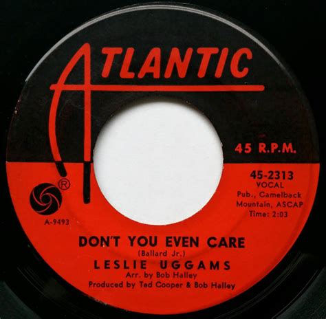 Leslie Uggams Dont You Even Care Releases Discogs