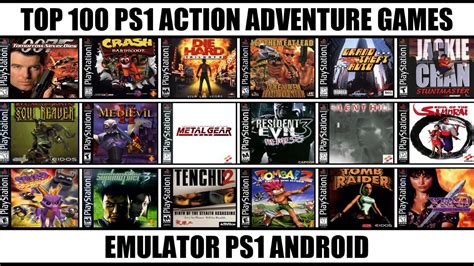 Top 100 Best Action Adventure Games For Ps1 Best Ps1 Games Emulator