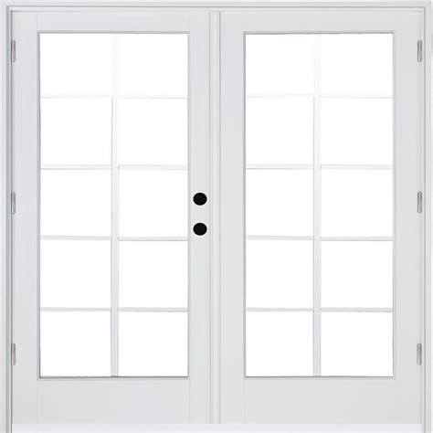 Mp Doors 72 In X 80 In Fiberglass Smooth White Left Hand Outswing