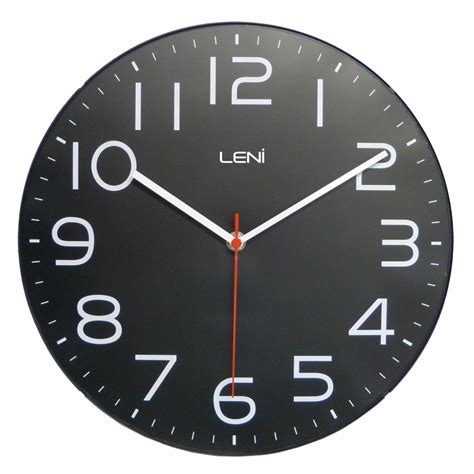 Leni 30cm Black Classic Wall Clock Bunnings Australia