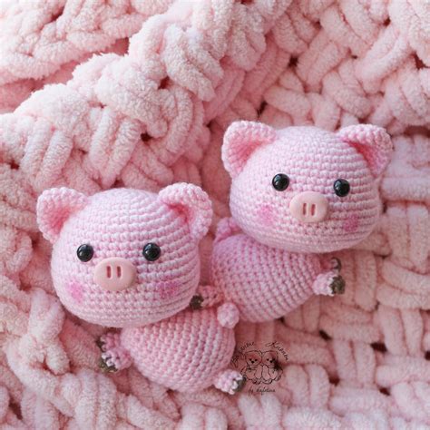 Sweet Pig Amigurumi Pattern Amiguroom Toys
