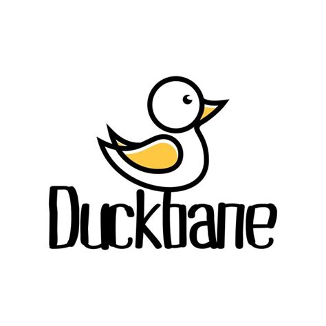 Premium Vector Duck Cute Icon Logo Design