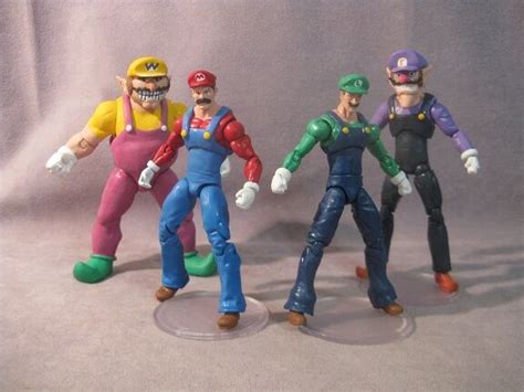 Waluigi Super Smash Bros Custom Action Figure