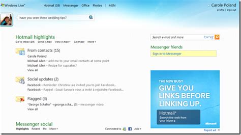 New Windows Live Hotmail — Software Reviews Technology News Free