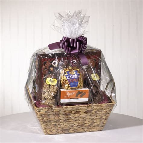 Whether they're turning 21 or 101, wish them many happy returns with a personalised birthday gift. Milk & Dark Chocolate Lovers Gift Set and Basket | Asher's ...