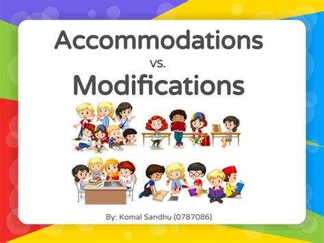 Accommodations Vs Modifications Free Activities Online For Kids In 9th