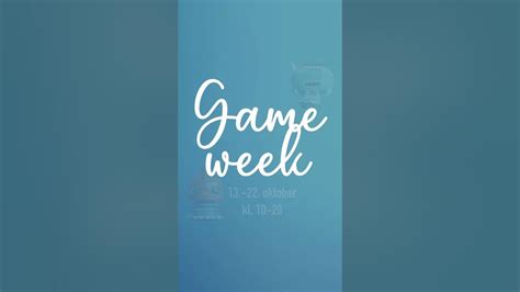 Game Week Youtube