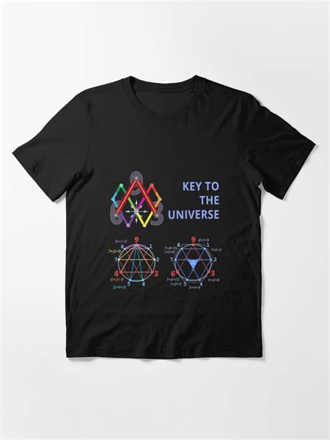 Key To The Universe T Shirt For Sale By Tuzlay Redbubble 369 Key
