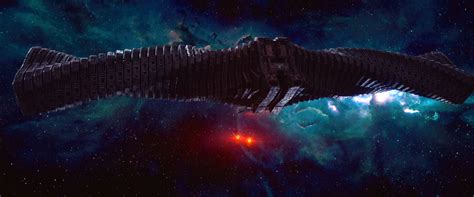 The Dark Aster Was A Three Mile Long Kree Warship That Served As A