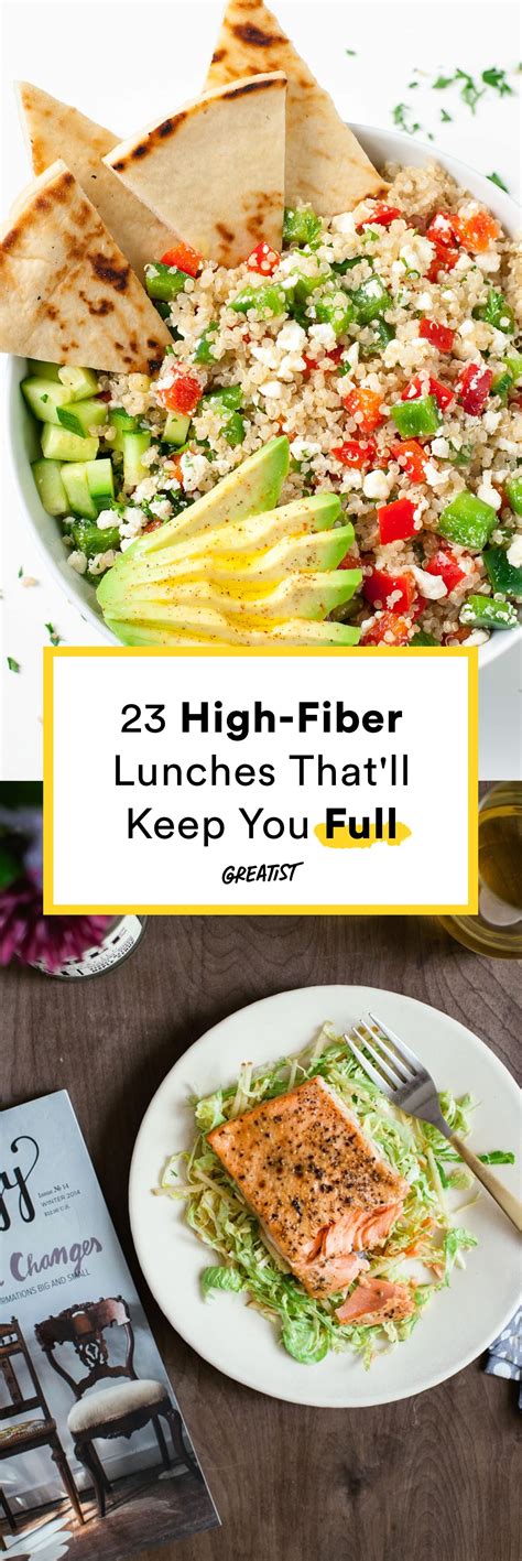 Everyone knows that fiber is an important part of a healthy diet. 23 High-Fiber Lunches That'll Keep You Full 'Til Dinner ...