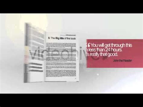 Take your video to the next level with these amazing after effects templates. 3D Book After Effect Template Free - YouTube