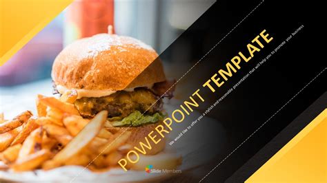 Free Presentation Templates Homemade Burger