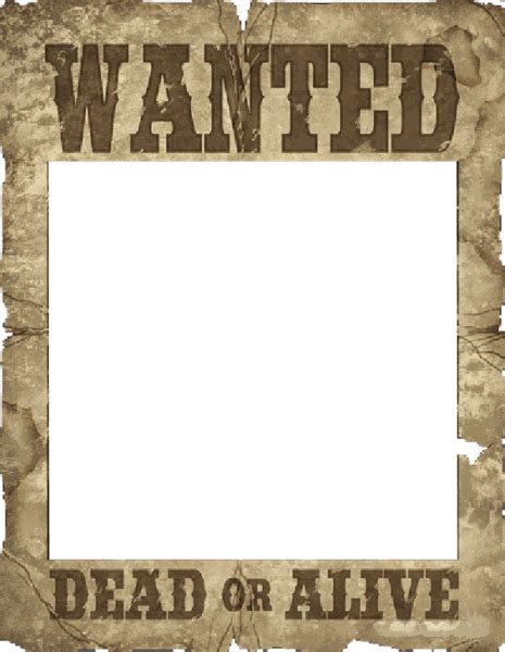 Wanted (PSD) | Official PSDs png image