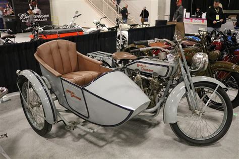 Harley Davidson Motorcycle With Sidecar