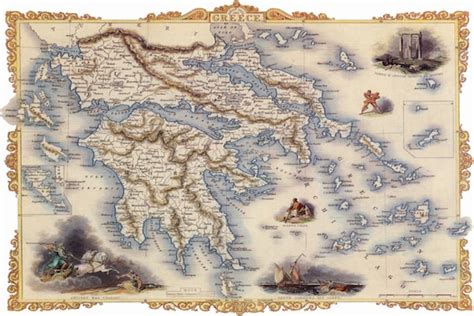 Mount Olympus Greek Mythology Map