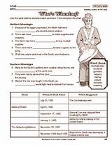 Effects Of The Civil War Worksheet Pictures