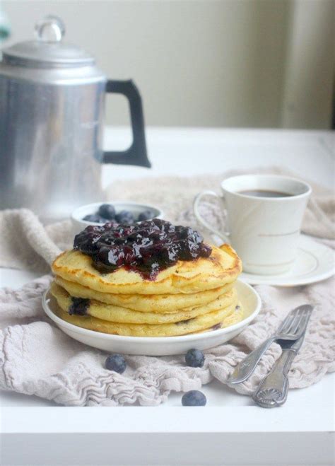 Fluffy Blueberry Buttermilk Pancakes Recipe Blueberry Buttermilk