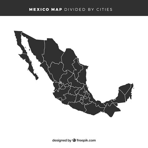 Mapa De Mexico Vector Gratis