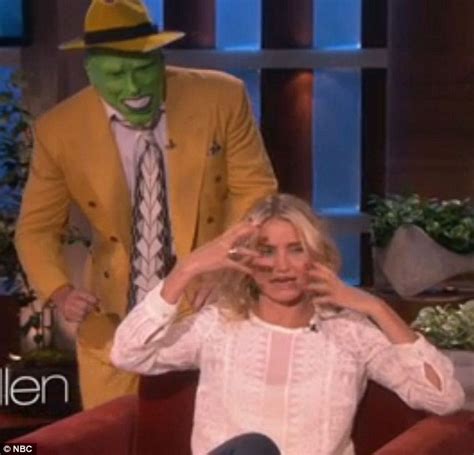 Cameron Diaz Gets Scare From The Mask On Ellen Degeneres Show Daily