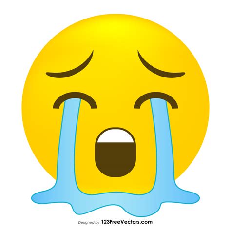 Loudly Crying Face Emoji Vector The Best Porn Website